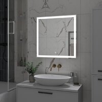  Континент Зеркало Clamm Led 70x70 - Превью изображения №9 — Интернет-Магазин TECNO.BY