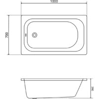 Ванна Lauter Orra 100 21XG100 - Превью изображения №19 — Интернет-Магазин TECNO.BY