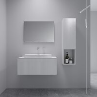  ЗОВ Тумба с умывальником Кито 70 K70LW0MFWPM-LDSPW6002 (флавио белый) - Превью изображения №5 — Интернет-Магазин TECNO.BY