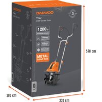 Мотокультиватор электрический Daewoo Power TE 1200 - Превью изображения №7 — Интернет-Магазин TECNO.BY