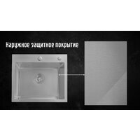 Astir Satin 50x44 (с сифоном, дозатором и коландером) Image #3