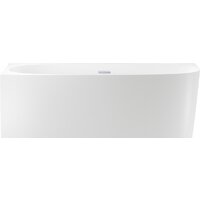 Wellsee Belle Spa 2.0 170x75 235805001 (пристенная ванна (левая) белый глянец, экран, каркас, сифон-автомат хром)