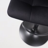 Стул AksHome Рой GB (Seven 035 черный велюр/черный) - Превью изображения №14 — Интернет-Магазин TECNO.BY