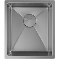 Кухонная мойка ZorG Zerox 38 U / IF Steel - Превью изображения №3 — Интернет-Магазин TECNO.BY