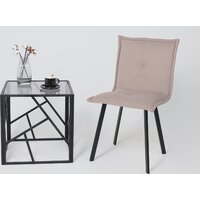 AksHome Рубик U (Velutto 08 серо-бежевый велюр/черный) Image #5