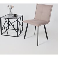 AksHome Рубик U (Velutto 08 серо-бежевый велюр/черный) Image #6