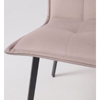 AksHome Рубик U (Velutto 08 серо-бежевый велюр/черный) Image #16