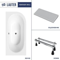 Lauter Bliss 170 L 21201071L (с ножками и серым подголовником)