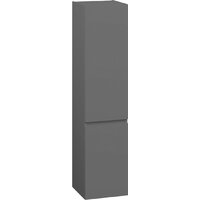 Lauter Шкаф-пенал для ванной Mia 40 с корзиной для белья (навесной, графит) Image #4