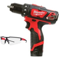 Milwaukee M12BDD-202С 4933441915P763 (с 2-мя АКБ, кейс)