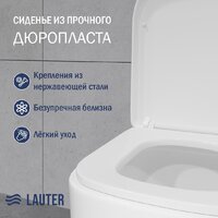 Унитаз напольный Lauter Rimless 21D2203 - Превью изображения №2 — Интернет-Магазин TECNO.BY