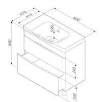 AM.PM Тумба под умывальник Like [M80FSX0802WG] Image #2