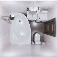 Ванна Triton Изабель 170x100L (с каркасом) - Превью изображения №6 — Интернет-Магазин TECNO.BY