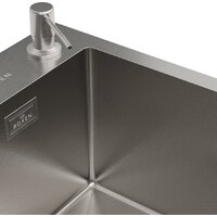 Кухонная мойка Roxen Simple 560220-50-V сатин/текстурная (с коландером и дозатором) - Превью изображения №13 — Интернет-Магазин TECNO.BY