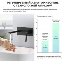 Wellsee ONCE! and forever 182412001, встраиваемый (матовый черный) Image #4
