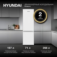 Холодильник Hyundai CC30031A - Превью изображения №3 — Интернет-Магазин TECNO.BY