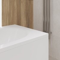 Lauter Bliss 170 P 21201072P (с ножками, лицевым экраном белого цвета и сифоном 21Y32000 хром) Image #14