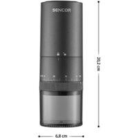 Аккумуляторная кофемолка Sencor SCG 4000BK - Превью изображения №3 — Интернет-Магазин TECNO.BY