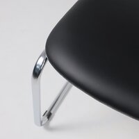 AksHome Славия (черный кожзам/хром) Image #13