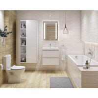 Cersanit Lorena 170x70 с ножками со смесителем Brasko (с сифоном Prime черным) Image #6