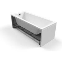 Cersanit Lorena 170x70 с ножками со смесителем Brasko (с сифоном Prime черным) Image #2