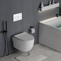 Roxen Porto в комплекте с инсталляцией StounFix Dual Fresh 6 в 1 538465 (кнопка: белый глянец) Image #11