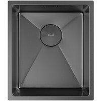 Кухонная мойка ZorG Zerox 38 U / IF PVD Gunblack - Превью изображения №3 — Интернет-Магазин TECNO.BY