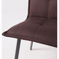 AksHome Рубик U (Velutto 24 темно-коричневый велюр/черный) Image #17