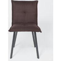 AksHome Рубик U (Velutto 24 темно-коричневый велюр/черный) Image #8