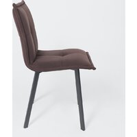 AksHome Рубик U (Velutto 24 темно-коричневый велюр/черный) Image #10