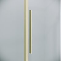 Niagara Nova NG-44-9ASG 90х195 (золото сатин/прозрачное стекло) Image #3