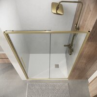 Niagara Nova NG-44-9ASG 90х195 (золото сатин/прозрачное стекло) Image #11