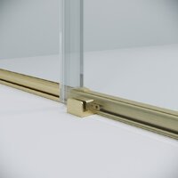 Niagara Nova NG-44-9ASG 90х195 (золото сатин/прозрачное стекло) Image #4