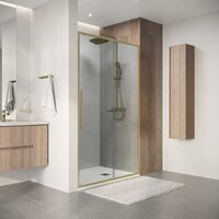 Niagara Nova NG-44-9ASG 90х195 (золото сатин/прозрачное стекло) Image #10