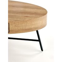 Halmar Carolina 120x60x41 (дуб золотой/черный) Image #3