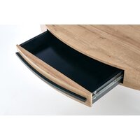 Halmar Carolina 120x60x41 (дуб золотой/черный) Image #13
