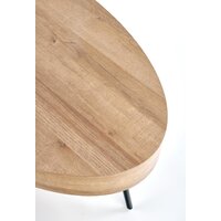 Halmar Carolina 120x60x41 (дуб золотой/черный) Image #12