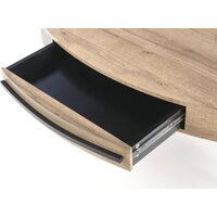 Halmar Carolina 120x60x41 (дуб золотой/черный) Image #2