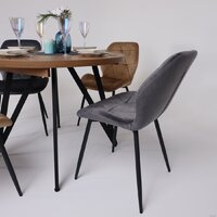 AksHome Congo New 90024 (темно-серый велюр G062-40/черный) Image #2