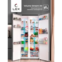 Холодильник side by side LEX LSB530BLID wind - Превью изображения №4 — Интернет-Магазин TECNO.BY