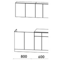 Артём-Мебель Лана СН-113 без стекла 1.4 (бетон спаркс лайт/бетон спаркс) Image #5