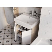 Акватон Тумба с умывальником Сканди Doors 55 1A2788K0SDB20 (белый/дуб верона) - Превью изображения №7 — Интернет-Магазин TECNO.BY