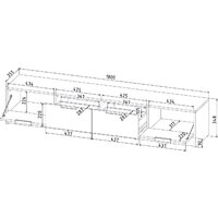 Интерлиния ТВ Концепт КТ-ТВ4-35 (белый платинум/антрацит) Image #4