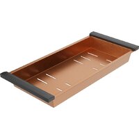 Кухонная мойка Roxen Simple 560220-60BR-V бронза/текстурная PVD покрытие (с коландером и дозатором) - Превью изображения №15 — Интернет-Магазин TECNO.BY