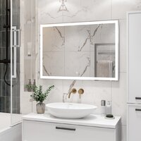  Континент Зеркало Clamm Led 100x70 - Превью изображения №8 — Интернет-Магазин TECNO.BY