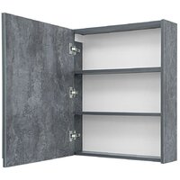 Doratiz Шкаф с зеркалом Крит 60 L 2711.168 (серый) Image #3