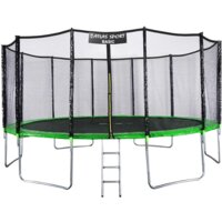 Atlas Sport 490 см - 16ft Basic (с лестницей, внешняя сетка, зеленый)