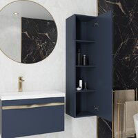 Lauter Тумба под умывальник Eva 69 (гранатовый полуматовый, ручка золото матовая сталь) Image #5