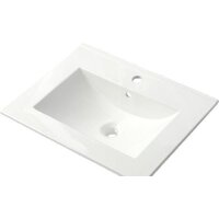  ЗОВ Тумба с умывальником Дион 60 D60LHO0M9003MKV5-OL60 (белый матовый/дуб) - Превью изображения №3 — Интернет-Магазин TECNO.BY