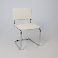 AksHome Славия (кремовый кожзам/хром) Image #4